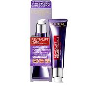 L'Oréal Paris, crema antirughe per gli occhi, 30 ml | Senza profumo, anti-età con acido ialuronico concentrato e caffeina, Revitalift Filler
