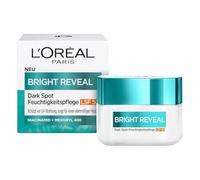 L'Oréal Paris Crema idratante con SPF 50, riduce le macchie pigmentate, previene l'invecchiamento della pelle, idrata, Bright Reveal Dark Spot, 50 m