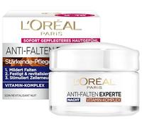 L'Oréal Paris - Crema notte per il viso, antietà, crema notte antietà, per ridurre le rughe, vitamina B3 e vitamina E, rafforza e rivitalizza la pelle, esperto antirughe, 1 x 50 ml