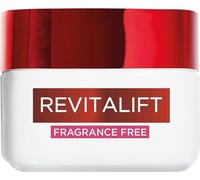 L'Oréal Paris Revitalift Crema Viso Idratante Fragrance Free per Pelli Sensibili, Anti-rughe e Rassodante, con Pro-Retinolo e Probiotico Liftante, Senza Profumo, Alcool, Coloranti e Oli Minerali, 50ml