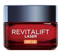 L'Oréal Paris Crema Viso Giorno Revitalift Laser SPF25, Per Tutti i Tipi di Pelle, Azione Antirughe e Anti-Macchie, Pelle più Soda e Tonica, Con Acido Ialuronico, Vitamina C e Pro-Retinolo, 50 ml