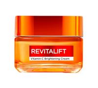 L'Oréal Paris Crema Viso Illuminante, Adatta a Pelli Sensibili, Azione Levigante e Uniformante, Pelle Morbida e Elastica, Con Vitamina C + Acido Salicilico, Revitalift, 50 ml