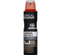 L'Oreal Paris Deodorante spray 5in 1 Carbon Protect 72h, 150 ml
