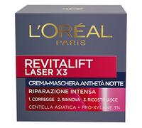 L'Oréal Paris Revitalift Laser X3 Crema-Maschera Viso Notte Anti-Età con Pro-Xylane e Centella Asiatica