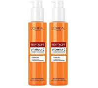 L'Oréal Paris Detergente Viso Purificante, Adatto a Pelli Sensibili, Azione Levigante e Uniformante, Pelle Morbida e Elastica, Con Vitamina C + Acido Salicilico, Revitalift, 150 ml (Confezione da 2)