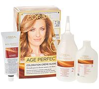 L'Oréal Paris - Eccellenza Age Perfect - Colorazione permanente per capelli maturi e molto bianchi, sfumatura 7, biondo scuro, 6 unità