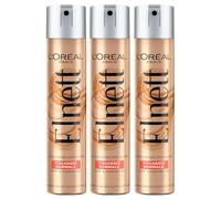 L'Oréal Paris Elnett Lacca Spray per Capelli Fissaggio Normale Micro-Diffusione Formula Protettiva e Illuminante Anti-Umidità Effetto Naturale a Lunga Tenuta - 3 Flaconi da 75ml