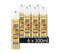 L'Oréal Paris Elnett - Spray per capelli ultra fine, con provitamina B5, per acconciare e fissare l'acconciatura, tenuta forte, spazzolatura facile, senza siliconi, 6 x 300 ml