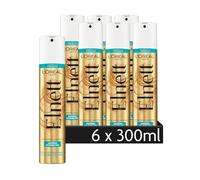 L'Oréal Paris Elnett - Spray per capelli ultra fine, senza profumo, per styling e fissare l'acconciatura, tenuta molto forte, senza siliconi, 6 x 300 ml
