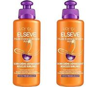 L'Oréal Paris Elseve Huile Extraordinaire Soin-Crème Définissant Cheveux Bouclés 200 ml (Confezione da 2)