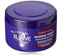 L'Oréal Paris Elseve - Maschera viola per capelli decolorati, 250 ml | Pigmenti viola, neutralizza riflessi gialli arancioni, nutre intensamente, gamma Color-Vive