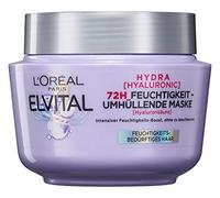 L'ORÉAL PARIS ELVIVE - Hydra Hyaluronic, Maschera 72H Booster di Idratazione - 300 ml