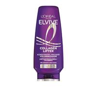 L'Oréal Paris Elvive, Balsamo Volumizzante, Capelli Più Voluminosi, Brillanti e Idratati Fino a 72H, Con Fibre Addensanti, Per Capelli Sottili, Collagen Lifter, 300 ml