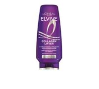 L'Oréal Paris Elvive, Balsamo Volumizzante, Capelli Più Voluminosi, Brillanti e Idratati Fino a 72H, Con Fibre Addensanti, Per Capelli Sottili, Collagen Lifter, 300 ml
