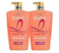 L'Oréal Paris Elvive Dream Long Pack 2 Shampoo Ricostruttivo per Capelli Lunghi e Danneggiati, 1 L