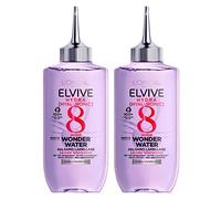 L'Oréal Paris Elvive Hydra Hyaluronic 8 secondi Wonder Water Balsamo Lamellare Per Capelli Disidratati Idratante Con Acido Ialuronico Senza Siliconi - 2 Flaconi da 200ml