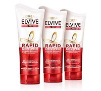 L'Oréal Paris Elvive Rapid Reviver Balsamo Intensivo Istantaneo Total Repair 5, Arricchito con Amminoacido e Vitamina E, per Capelli Danneggiati, Confezione da 3