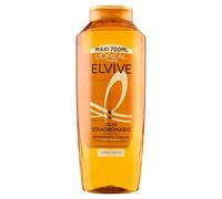 L'Oréal Paris Elvive Shampoo Nutriente, Per Capelli Secchi e Spenti, Capelli Ricostituiti, Nutriti e Lucenti Per 8 Settimane, Con Oli Preziosi di Camelia e Marula, Olio Straordinario, 700 ml