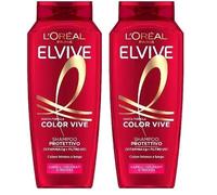 L'Oréal Paris Elvive Shampoo Sublimante, Per Tutti i Capelli Colorati o Con Meches, Colore Protetto per 40 Lavaggi e Luminosità Estrema, Con Pura Vitamina C e Filtro UV, Color Vive, 700 ml