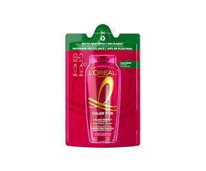 L'Oréal Paris Elvive Shampoo Sublimante, Per Tutti i Capelli Colorati o Con Meches, Colore Protetto per 40 Lavaggi e Luminosità Estrema, Con Pura Vitamina C, Formato Eco-Ricarica, Color Vive, 250 ml