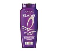 L'Oréal Paris Elvive, shampoo volumizzante, aumento immediato del volume, senza appello, 72H, con peptidi di collagene, per capelli sottili, Collagen Lifter, 700 ml