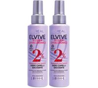 L'Oréal Paris Elvive Siero Spray per Capelli Hydra Hyaluronic, Con 2% di Hyaluronic Care System, Senza Risciacquo, 150 ml (Confezione da 2)