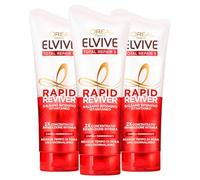 L'Oréal Paris Elvive Total Repair 5 Balsamo Intensivo Istantaneo per Capelli Danneggiati Rapid Reviver Concentrato Riparazione Intensa Senza Tempo di Posa per Uso Giornaliero - 3 Flaconi da 180ml