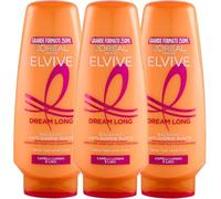 L'oreal Paris Elvive Trattamento Per Capelli Shampoo E Balsamo (Dream Long Balsamo Anti-Doppie Punte 250 Ml (3pz))
