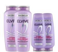 L'oreal Paris Elvive Trattamento Per Capelli Shampoo E Balsamo (Hydra Hyaluronic 300 Ml + Balsamo 250 Ml)