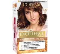 L'Oréal Paris Excellence Colorazione Permanente 6.32 Biondo Scuro Dorato Perla Triplo Trattamento