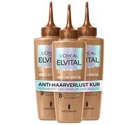 L'Oréal Paris Fiber Booster, siero anti-perdita di capelli, contro la perdita di capelli, per capelli più densi e forti, genera nuove fibre, meno rottura, contro la perdita di capelli, Elvital, 3 x