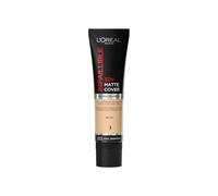 L'Oréal Paris Fondotinta Infaillible 32H Matte Cover, Make-Up dal Finish Matte Copertura Totale sulla Pelle, 155 Cool Undertone, 30 ml