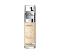 L'Oréal Paris Fondotinta Liquido, Incarnato Uniforme e Illuminato, Finish Naturale, Per Tutti i Tipi di Pelle, Formula con Acido Ialuronico, Accord Parfait, Tonalità: 0.5N Porcelain, 30 ml