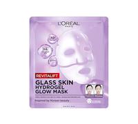 L'Oréal Paris Glass Skin Maschera in Idrogel, Per Tutti i Tipi di Pelle, Pelle Luminosa e Radiosa, Risultati Istantanei, Trend Coreana, Con Acido Ialuronico e Centella Asiatica, Revitalift, 1x37gr