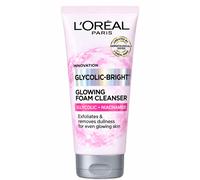 L'Oreal Paris Glycolic Bright Glowing Foam Cleanser 100 ml acido glicolico f/s