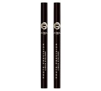 L'Oréal Paris Haute Precision Liquid Eyeliner Waterproof Colore Brun Leather No Transfer Facile Applicazione Colore Intenso 24H di Tenuta con Punta Flessibile Resistente alle Sbavature - 2 Eyeliner