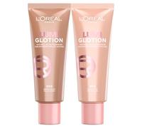L'Oréal Paris Illuminante Liquido Lumi Glotion 903 Medium Glow + 902 Light Glow da 40ml per Viso e Corpo Idrata Intensamente Illumina la Pelle per Tutti gli Incarnati - Set da 2