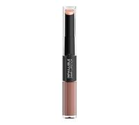 L'Oréal Paris Infaillible 2 step 113 Invincible Sable, rossetto per 24 ore labbra piene con balsamo idratante per la cura delle labbra