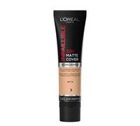 L'oréal Paris Infaillible 32H Matte Cover 145 Warm Underton SPF25 Fondotinta Alta Comprenza 30 ml Fluido SPF