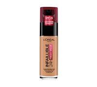 L'Oréal Paris Infaillible Fondotinta Liquido Coprente Lunga Tenuta 24H, Formula Waterproof Idratante, 290 Ambre Doré