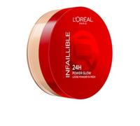 L'Oréal Paris Cipria in Polvere Libera, Per Tutti i Tipi di Pelle, A Lunga Tenuta, Makeup Fissato Fino a 24H, Finish Luminoso, Azione Idratante, Infaillible 24H Power Glow, Tonalità: Universal, 10g