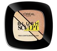 L'Oréal Paris Infaillible Sculpt Trio Contouring Blush, 101 Soft Rosy