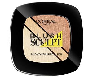 L'Oréal Paris Infaillible Sculpt Trio Contouring Blush, 101 Soft Rosy