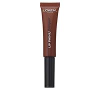L'Oréal Paris Infallibile Lip Paint Laquer Rossetto Liquido, Effetto Lacca, 105 Red Fiction