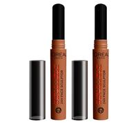 L'Oréal Paris Infallible Face Sculptor 24h Stick Contouring Viso Tonalità Light-Medium No Transfer a Lunga Tenuta Solleva Scolpisce e Definisce - 2 Stick