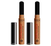 L'Oréal Paris Infallible Face Sculptor 24h Stick Contouring Viso Tonalità Light No Transfer a Lunga Tenuta Solleva Scolpisce e Definisce - 2 Stick