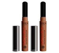 L'Oréal Paris Infallible Face Sculptor 24h Stick Contouring Viso Tonalità Medium No Transfer a Lunga Tenuta Solleva Scolpisce e Definisce - 2 Stick