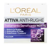 L'Oreal Paris L'OREAL PARIS Attiva Anti-rughe 55+ - Crema Viso Notte Densificante con Calcio 50 ml