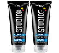 L'Oréal Paris L'Oreal Paris Studio Line Gel Pulito Mente Trasparente - Fissaggio Forte 6.8 Fl; Oz. - Confezione da 2