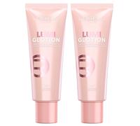 L'Oréal Paris Lumi Glotion Illuminante Liquido Illumina e Idrata Viso e Corpo per Pelle con Luminosità Naturale Tonalità 901 Fair Glow - 2 Flaconi da 40ml